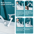 thumbnail image 5 of 1pc Metal Universal 1440 ° Rotary Faucet, Mechanical Arm, Universal Faucet, Wash Basin, Kitchen, Bathroom, Rotatable Water Outlet, Extension Device, Anti Splash Device, 5 of 8