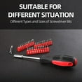 thumbnail image 5 of Tool Set General Household Hand Tool Kit With Plastic Toolbox, Storage Case, Red & Black | Hammer, Pliers & Screwdrivers Tool, Durable & Reliable | Portable & Lightweight, Repairs, Diy, 5 of 5