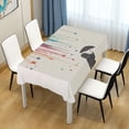 thumbnail image 3 of Yayeee Tablecloths for Rectangular Tables 54 x 54 inch Party Table Cover, Black Astronaut, 3 of 6