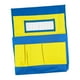 thumbnail image 2 of Bolsillo para respaldo de silla Bolsa para silla Organizador para respaldo de silla Bolsillo para respaldo de asiento escolar para Amarillo Azul, 2 of 9
