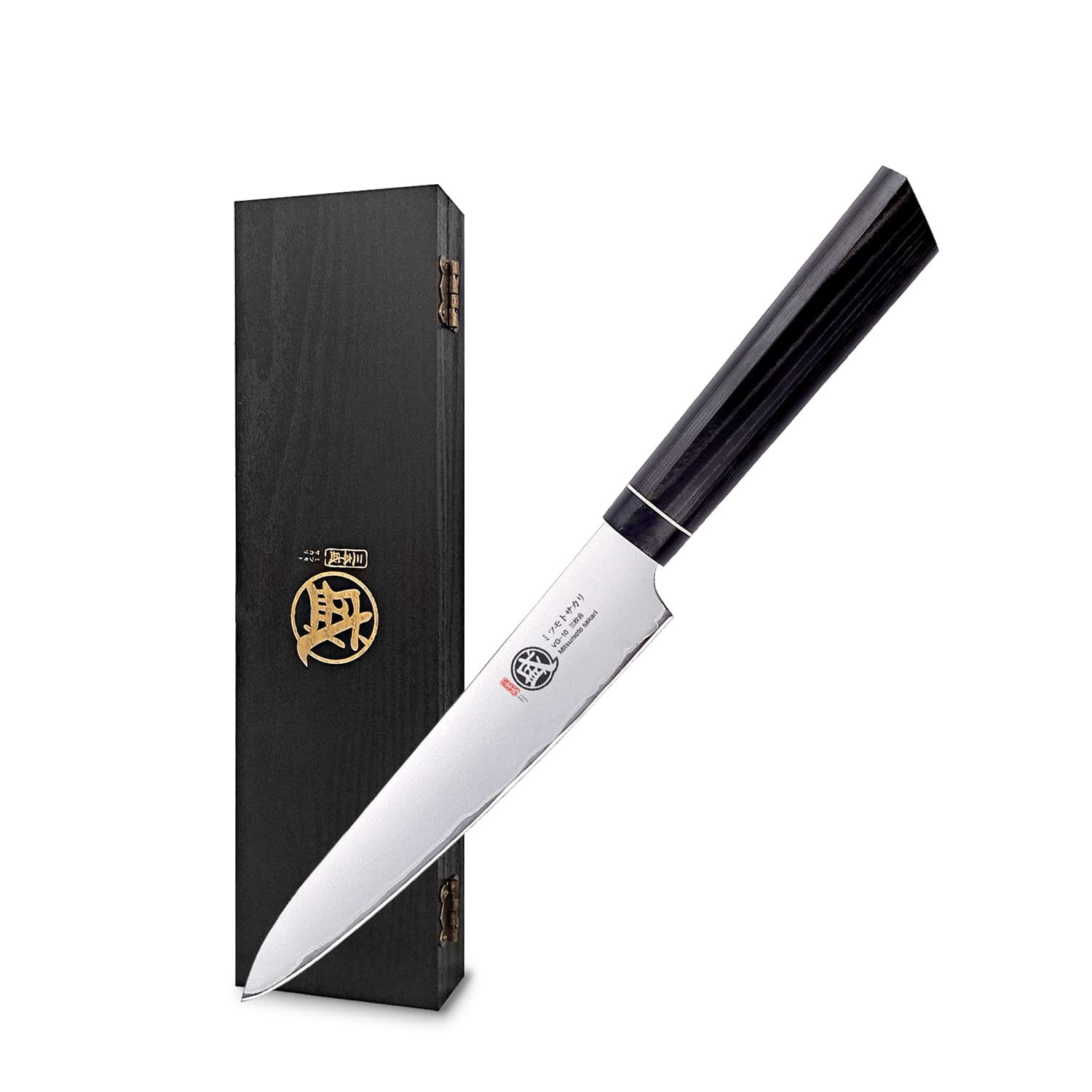 MITSUMOTO SAKARI 5.5 inch Japanese Paring Knife, Hand Fruit