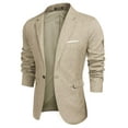thumbnail image 6 of COOFANDY Casual Slim Fit One Button, Blazer & Sport Coat & Suit Jacket, Men's, 6 of 6