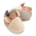 thumbnail image 5 of Otqutp Toddler Nonslip&nbsp;Sneakers Baby Snow Shoes Prewalker Boots Booties Toddler Soft First Girls Warming Boys Baby Shoes Lightweight Shoes(Beige,6-9 Months), 5 of 9