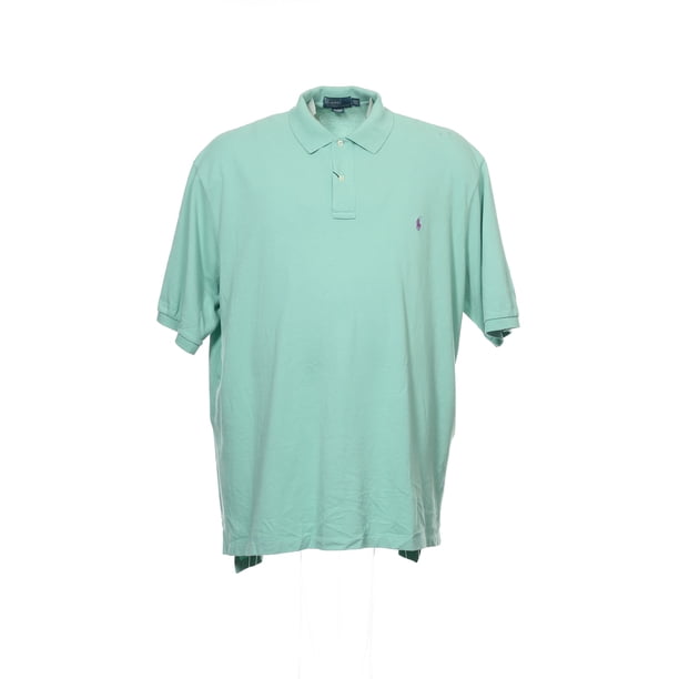 Polo By Ralph Lauren Men S Aqua Polo Shirt Walmart Com