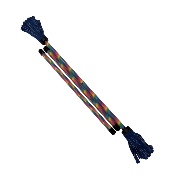 Z-Stix Professional Juggling Flower Sticks/Devil Sticks and 2 Hand Sticks,  High Quality, Beginner Friendly - Solid Series