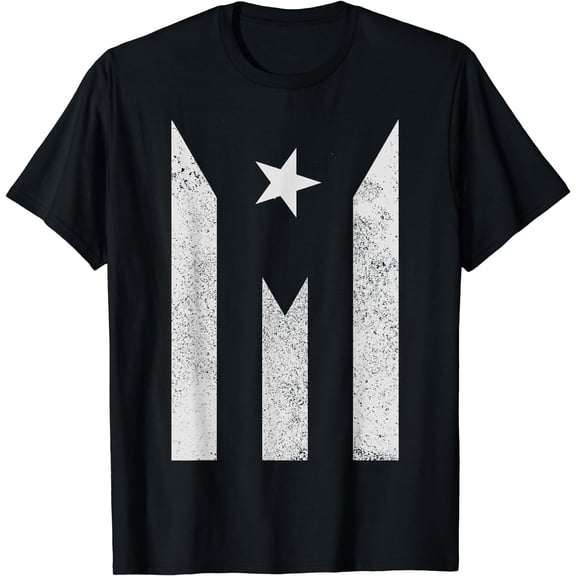 Puerto Rico Flag Black Puerto Rican Pride Gift T-Shirt