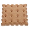 thumbnail image 3 of MasteelfCA 1Pc Biscuit Modeling Cup Mat Unique Wooden Coaster Heat Resistant Cup Cushion, 3 of 7