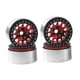 thumbnail image 1 of 4 piezas RC ruedas y neumáticos de aleación de 1,9 pulgadas para 1/10 SCX10 camión RC Crawler Car rojo, 1 of 9