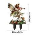 thumbnail image 4 of Tree Man Fairy Earth Statue ,Garden Fairy Stakes Tree Man Garden Stakes, 2D Acrylic Flower Pot Decoration for Outdoor Yard Patio,Flower Pot Stake Ornaments, 4 of 8