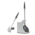 thumbnail image 3 of Bath Bliss 2-in-1 Bowl Brush & Plunger White, 3 of 7
