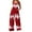 Red, variant on Aayomet Jumpsuit For Women Womens Overalls Summer Casual Loose Sleeveless Patchwork Dual Pockets Jumpsuit Floral Print Boho,White S