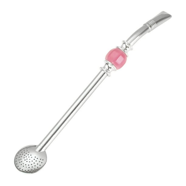 Cuchara de paja, cucharón para beber multifuncional de acero inoxidable duradero creativo para el hogar