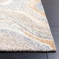 thumbnail image 3 of SAFAVIEH Abstract Allure Corina Swirl Area Rug, Gray/Brown, 5' x 8', 3 of 11