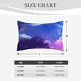 thumbnail image 3 of Fotbe Dreamy Colorful Starry Sky Pillow Cases - Envelope Closure - Luxury, Extra Soft, Cooling Pillow Covers - Wrinkle, Fade, Stain Resistant-16"x24", 3 of 8