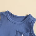 thumbnail image 5 of Coerni Toddler Boys Summer Outfits Independence Day 4 Of July Sleeveless T Shirt Tops Vest and Shorts Baby Boy Clothes, 5 of 6