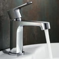 thumbnail image 3 of Fresca Gravina Single Hole Mount Bathroom Vanity Faucet in Chrome, 3 of 3