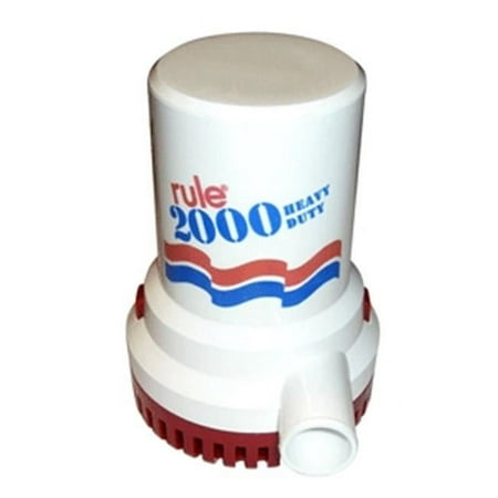 UPC: 0042237083340 | Rule Marine Bilge Pump for Boats – 2000 Gph 24v. FO-2911
