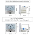 thumbnail image 3 of Bgsha 85C1-A Pointer Type DC Ammeter Analog Ammeter Pointer Panel Meter Current Meter, 3 of 9