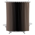 thumbnail image 5 of Ombre Abstract 36x72 Inches Waterproof Shower Curtain, Gradient Brown Black Bath Curtain Set with 12 Hooks Washable Shower Curtains for Bathroom Bathtub Decor, 5 of 9