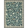 thumbnail image 5 of 5x7 Area Rug for Living Room Washable Botanical Print Bedroom Carpet Low Pile Ultra Thin Throw Cute Kids Nursery Rug Stain Resistant Indoor Rugs for Dining Room Entryway Office, Dark blue, 5 of 9