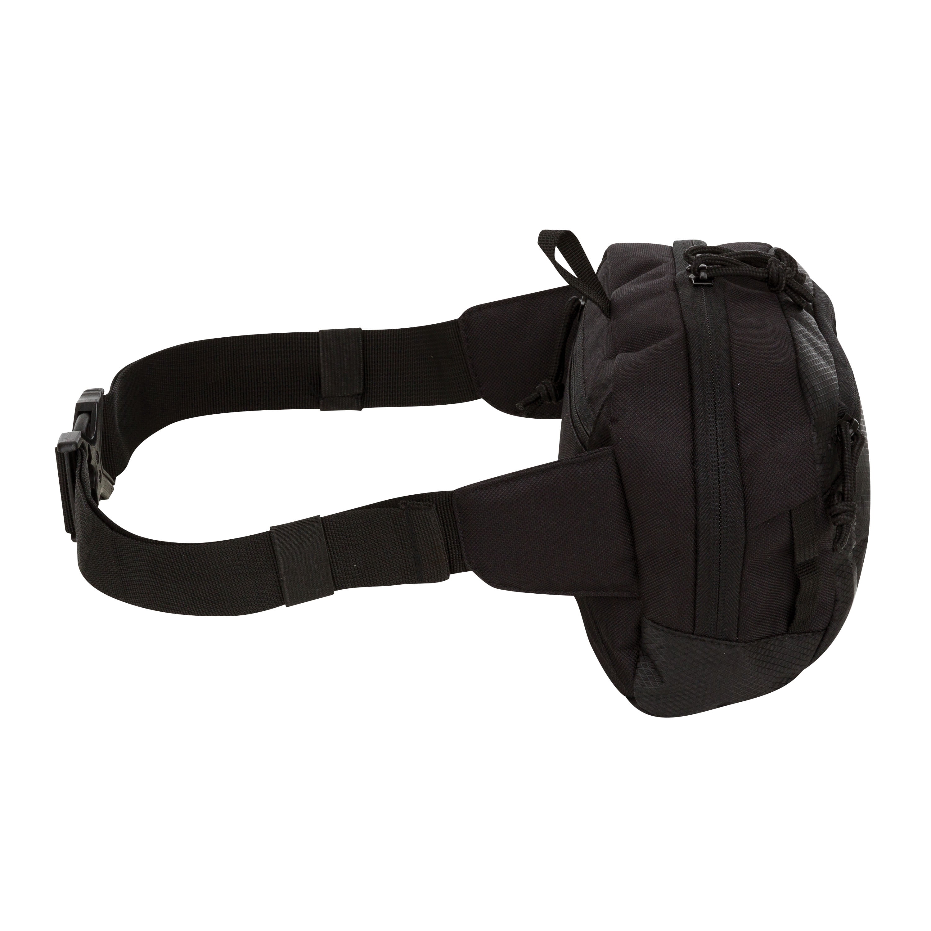Outdoor Products Essential 2 L on Waist Pack Fanny pack, Black, Unisex, Polyester Zipper