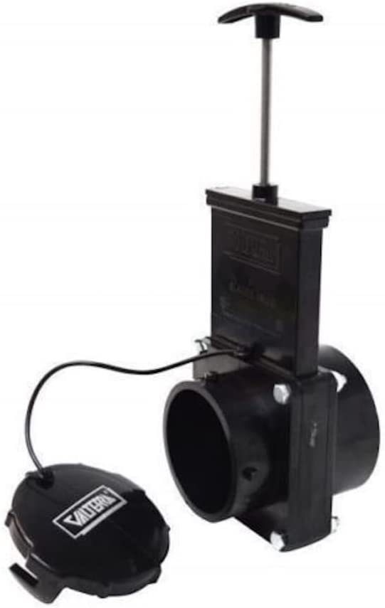 RV Waste Valve Assembly with Cap 3" x 3" Hub T50