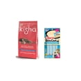 thumbnail image 1 of KISHA 12 KG + Churu Skin&Coat Atún y Vieira Snack 4 tubos de 14g, 1 of 5