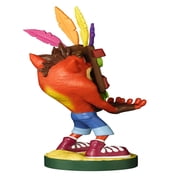 Exquisite Gaming: Crash Bandicoot: Crash Aku Aku - Original Mobile Phone & Gaming Controller Holder, Device Stand, Cable Guys, Licensed Figure