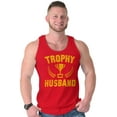 thumbnail image 4 of Trophy Husband Best Partner Hubby Tank Top Sleeveless Tee Men Brisco Brands M, 4 of 6