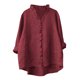 thumbnail image 1 of Vestidos Casuales Para Mujer, Blusas De Mujer De Moda Moda de verano para mujer, cuello en V, ocio, manga tres cuartos, color liso, 1 of 6