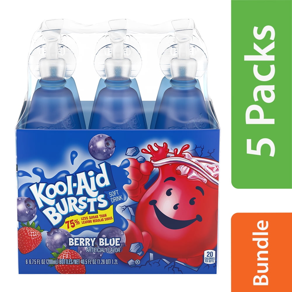 (5 Pack) KoolAid Bursts Berry Blue ReadytoDrink Juice