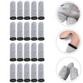 thumbnail image 3 of Cut Resistant Protective Sleeve 20 Pcs Finger Cots 5 Levels Of Cut Resistant Protective Sleeve Reusable Anti Slip Finger Sleeve For Kitchen Work Sculpture, 3 of 8