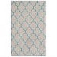 thumbnail image 3 of SAFAVIEH Barcelona Shag Mira Geometric Area Rug, Cream/Blue, 2' x 3', 3 of 3