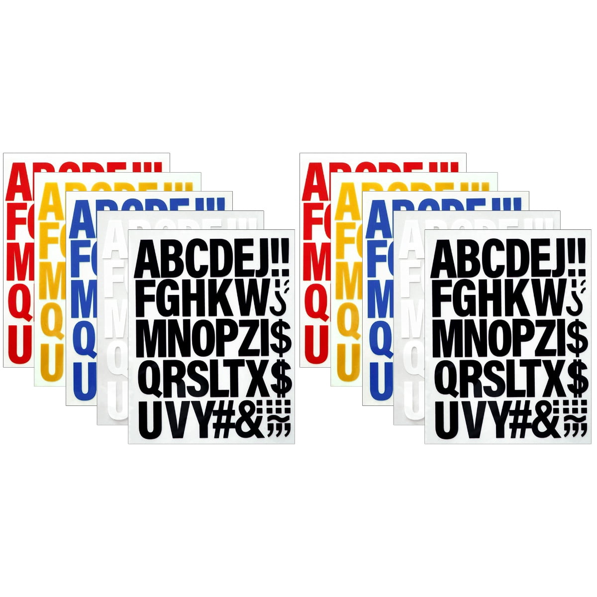 unbranded 10 Pcs  Crafting Iron On Letters English Letter Patches Clothing Iron On Letters DIY Clothing Letters Decors