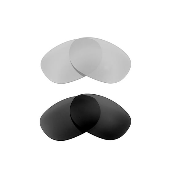 Walleva Polarized Titanium   Black Replacement Lenses For Maui Jim Kuiaha Bay