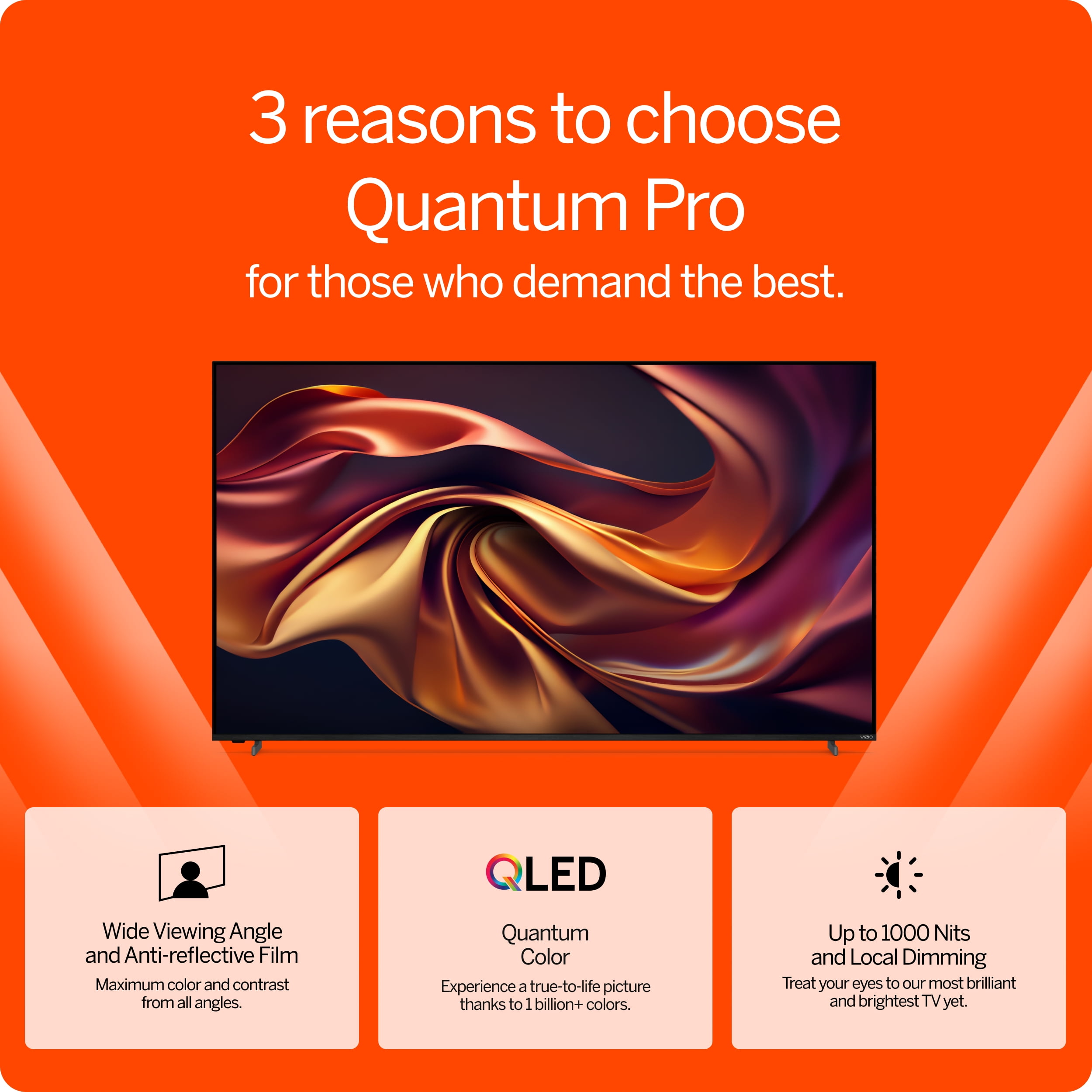 VIZIO 65" Class Quantum Pro 4K QLED HDR 120Hz Smart TV (NEW) VQP65C-84