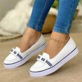 thumbnail image 1 of Zapatos de mujer de estilo británico para mujer Mocasines de corte bajo con hebilla de punta redonda de color sólido Wmkox8yii hj789, 1 of 2