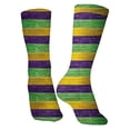 thumbnail image 5 of LSQii Fun Socks for Women Cozy Breathable Printed Cotton Knitted Fashion Novelty Crazy Mid Calf Sports Socks Gifts Carnival Beige, 5 of 7
