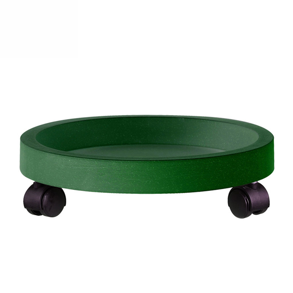 Worallymy Round Flower Pot Mover Large Rolling Plant Caddy Indoor