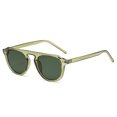 thumbnail image 1 of Lunettes de Soleil Rétro à Rivets Carrés pour Hommes Mode Vert Foncé UV400 Tendance pour Femmes Vert Foncé comme sur l'Image, 1 of 6