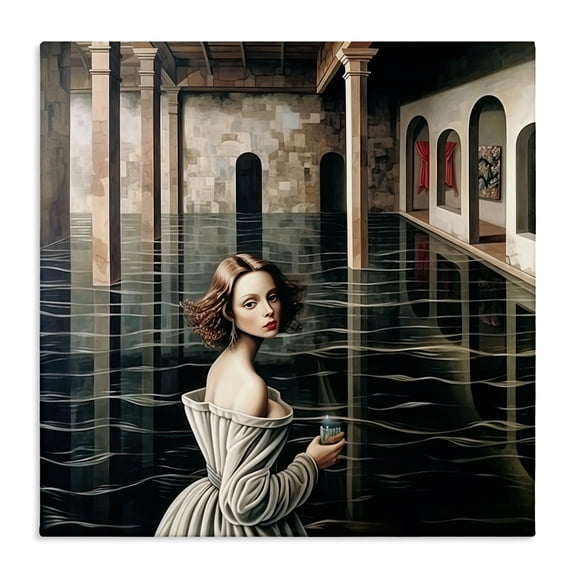 Portal Of Reflections Canvas Wall Art, design by Sasha