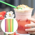 thumbnail image 5 of 300 Spoon Straws Disposable, Long Plastic Spoon Straws, Spoon Straws for Shaved Ice Snow Cone Milkshake Smoothie, Wedding Party Holiday Supplies Disposable Dinnerware 8Inch, Assorted, 5 of 7