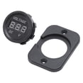 thumbnail image 2 of 2X 12V-24V Waterproof Car Motorcycle LED Digital Display Voltmeter Voltage Meter Black, 2 of 10