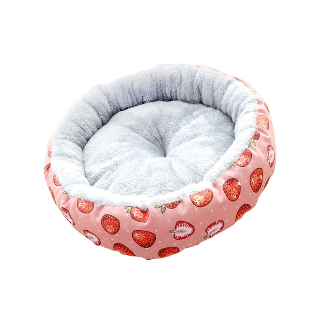 Cama para Gatos Caseta interior para gatitos 45cm Fernando cama de gato de peluche fresa rosa