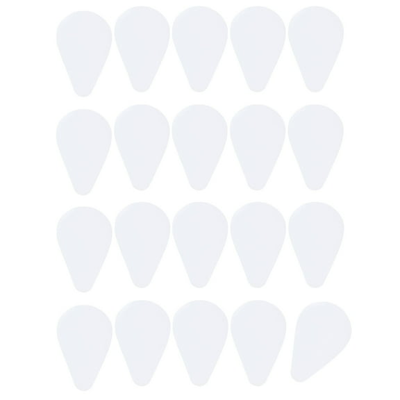 20Pcs 0.3/0.5mm Flute Fingers Pad Flute Nonslip Pads Adhesive Silicone Thumb Cushion for Wind Instruments Enduring