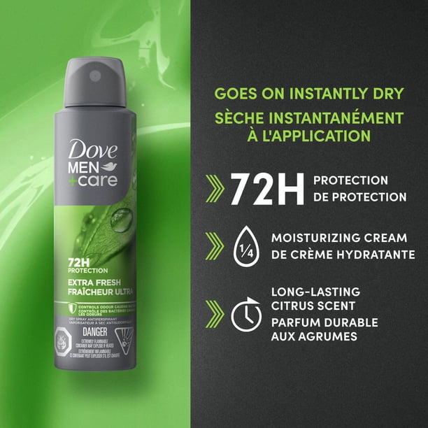 Dove Men+Care Antiperspirant Deodorant Dry Spray For Men Extra