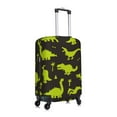 thumbnail image 3 of Daiia Cute Cartoon Dinosaurs Green Silhouette Luggage Cover, Thickened Washable Travel Luggage Covers, Elastic Unique Baggage Covers for 18-20 inch Luggage-X-Large, 3 of 9