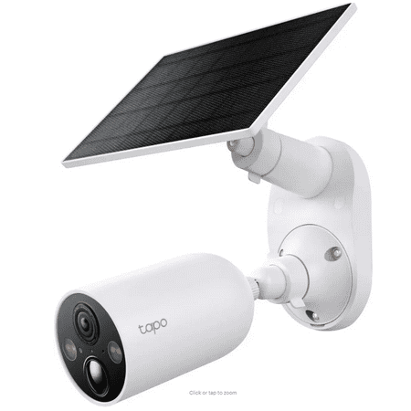 TP-Link - Tapo Outdoor Battery-Powered Wireless 2K Security Camera with Solar Panels (3-Pack) - No Monthly Fees - White