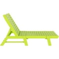 thumbnail image 2 of Paradise Adjustable Adirondack Plastic Outdoor Chaise Lounges (Set of 2), 2 of 9