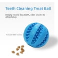 thumbnail image 2 of Green Small Pet Dog Toy Ball Slow Feeder Dental Chew Training For Boredom, 2 of 6